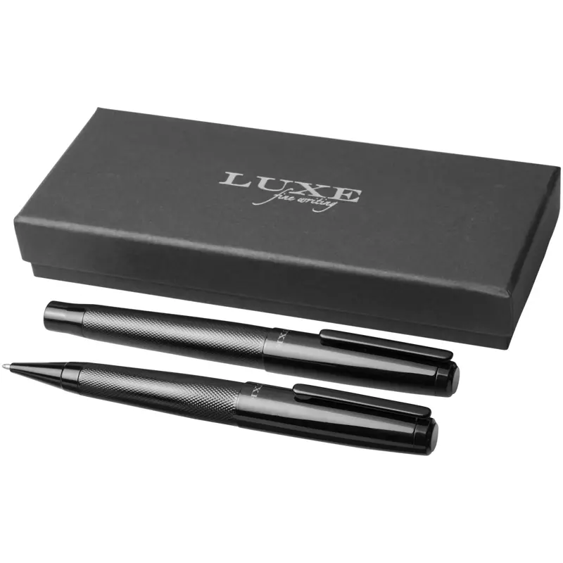 Gloss duo-penna i presentset