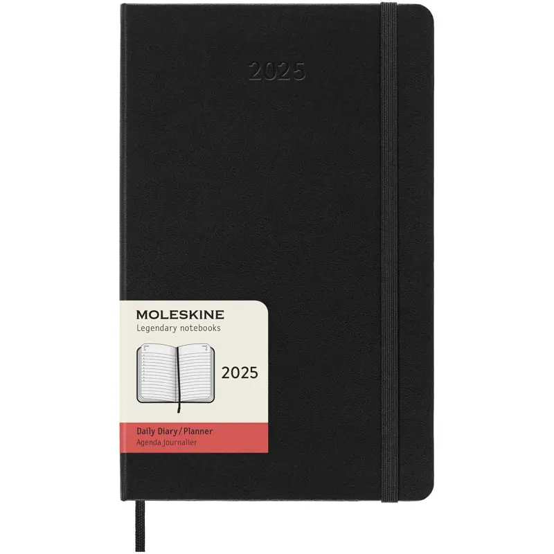 Moleskine 12M inbunden dagsplanerare
