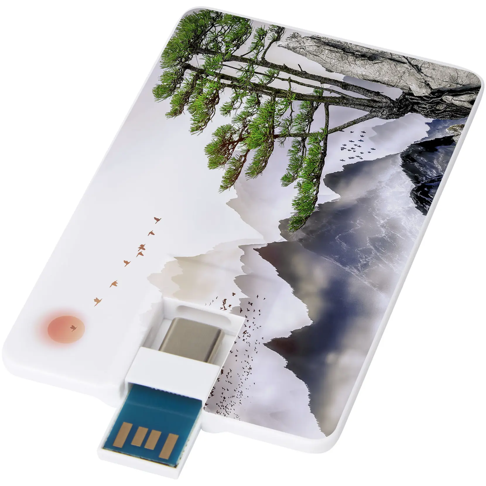 Bild på Duo slim 32 GB USB-enhet med Type-C och USB-A 3.0 Bild på Duo slim 32 GB USB-enhet med Type-C och USB-A 3.0