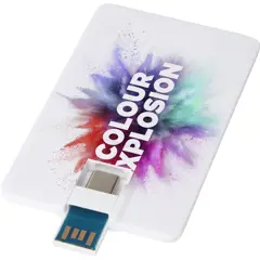 Bild på Duo slim 64 GB USB-enhet med Type-C och USB-A 3.0