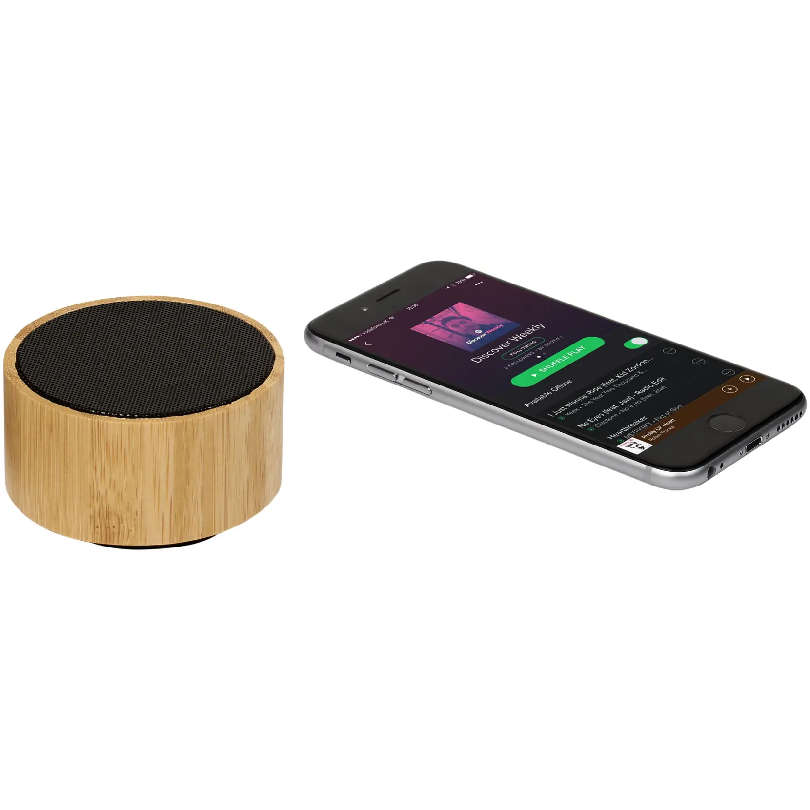 Bild på Cosmos Bluetooth® -högtalare i bambu