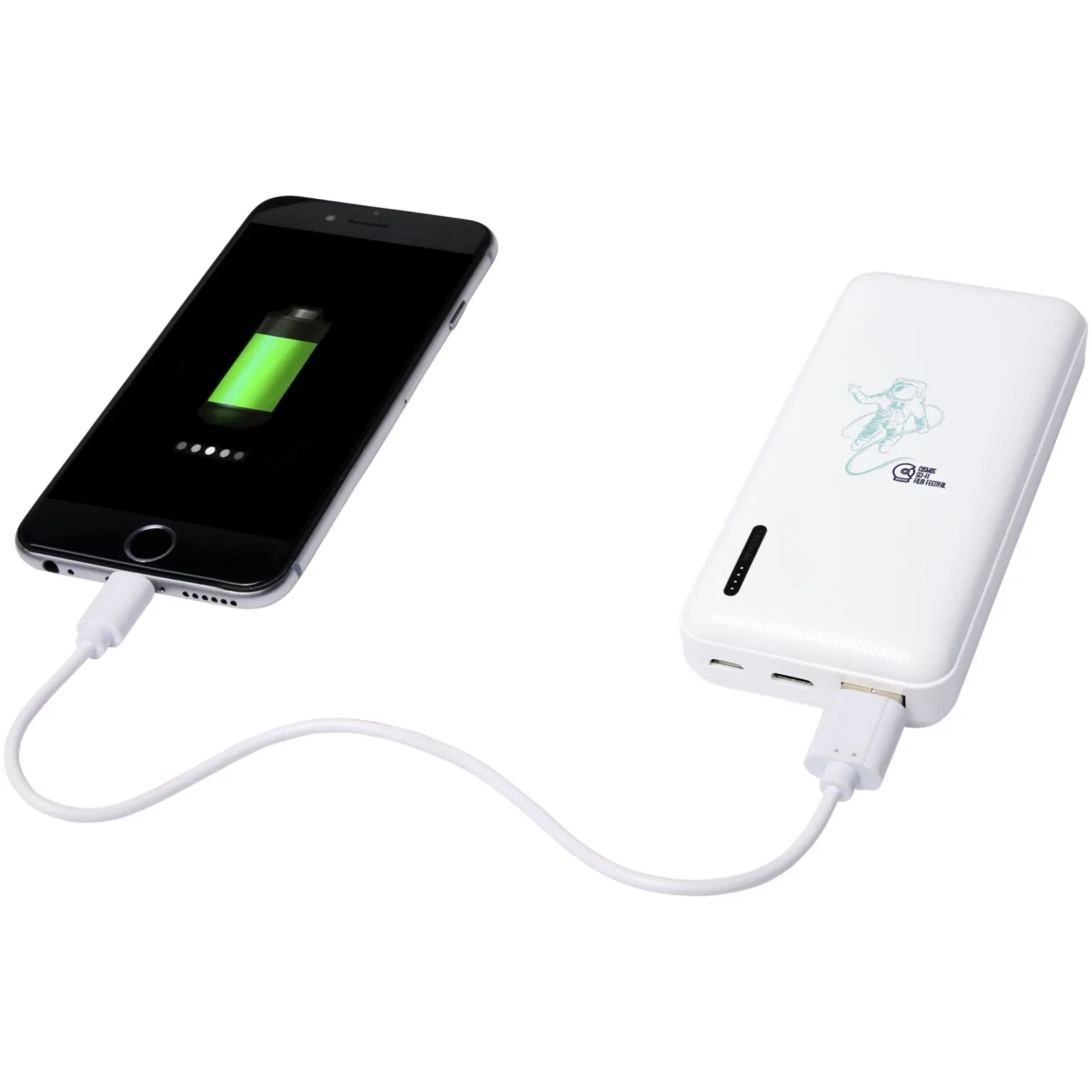 Bild på Komprimera 10 000 mAh powerbank med hög densitet