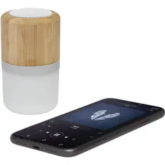 Bild på Aurea  Bluetooth® högtalare i bambu med ljus
