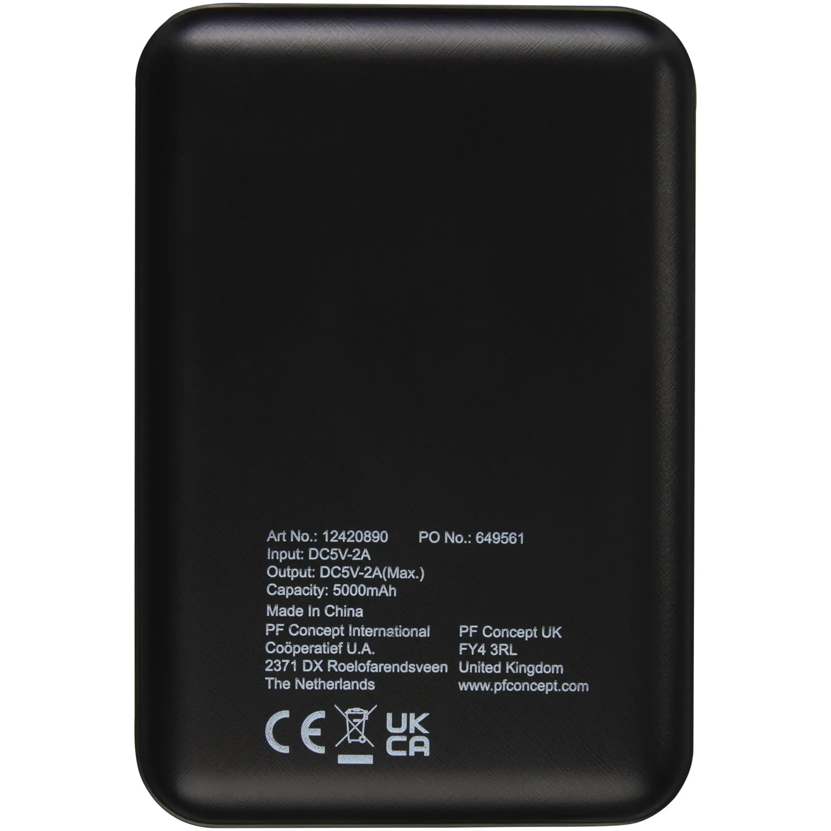 Bild på Gleam 5 000 mAh ultratunn powerbank med ljus