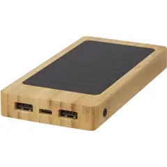 Bild på Alata 8 000 mAh soldriven powerbank av bambu
