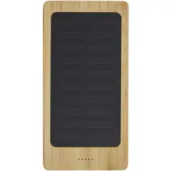Bild på Alata 8 000 mAh soldriven powerbank av bambu