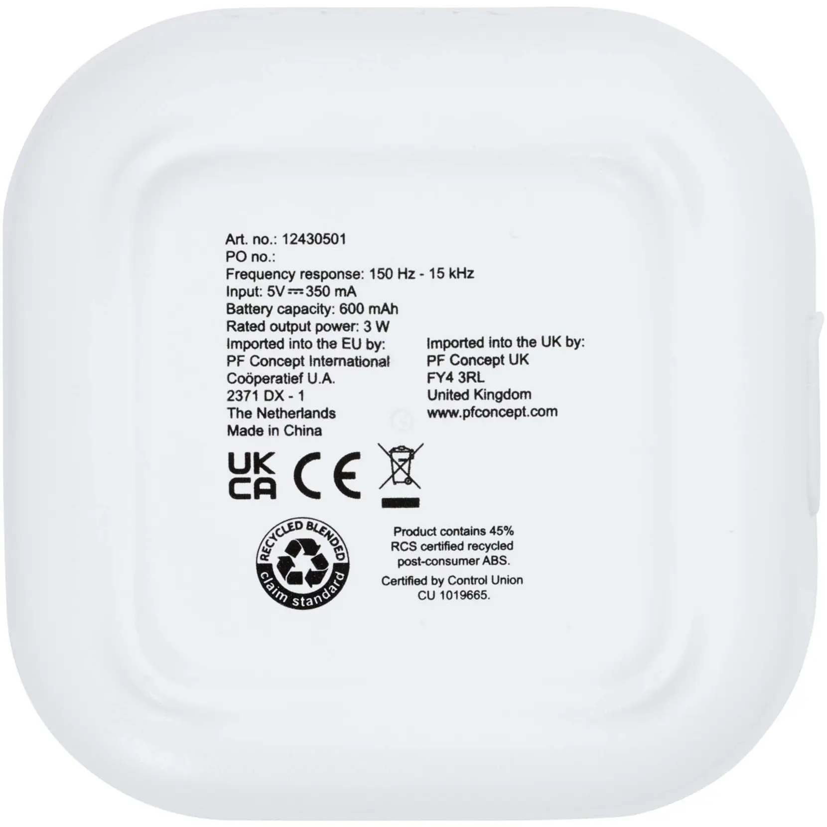 Bild på Stark 2.0 mini-Bluetooth®-högtalare av RCS-återvunnen plast på 3 W