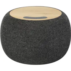 Bild på Ecofiber Bluetooth®-högtalare och trådlös laddningsplatta i bambu/RPET