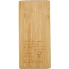 Bild på Tulda 10,000 mAh powerbank i bambu