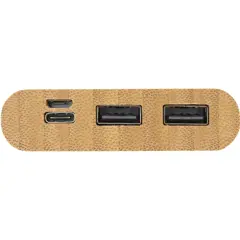 Bild på Tulda 10,000 mAh powerbank i bambu