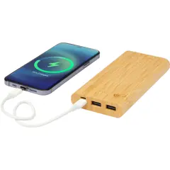 Bild på Tulda 10,000 mAh powerbank i bambu