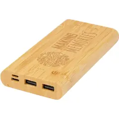 Bild på Tulda 10,000 mAh powerbank i bambu
