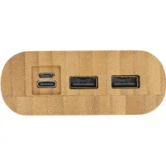 Bild på Tulda 20,000 mAh powerbank i bambu