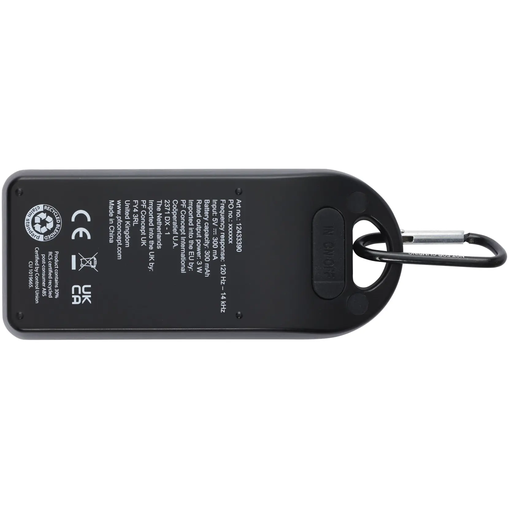 Bild på Omni 3 W IPX4 Bluetooth®-högtalare av RCS-återvunnen plast