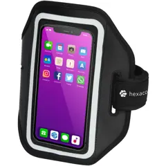 Bild på Haile reflekterande smartphone-armband med transparent skydd