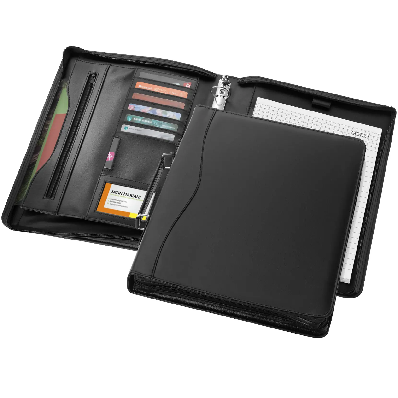 Bild på Ebony A4-mapp med handtag