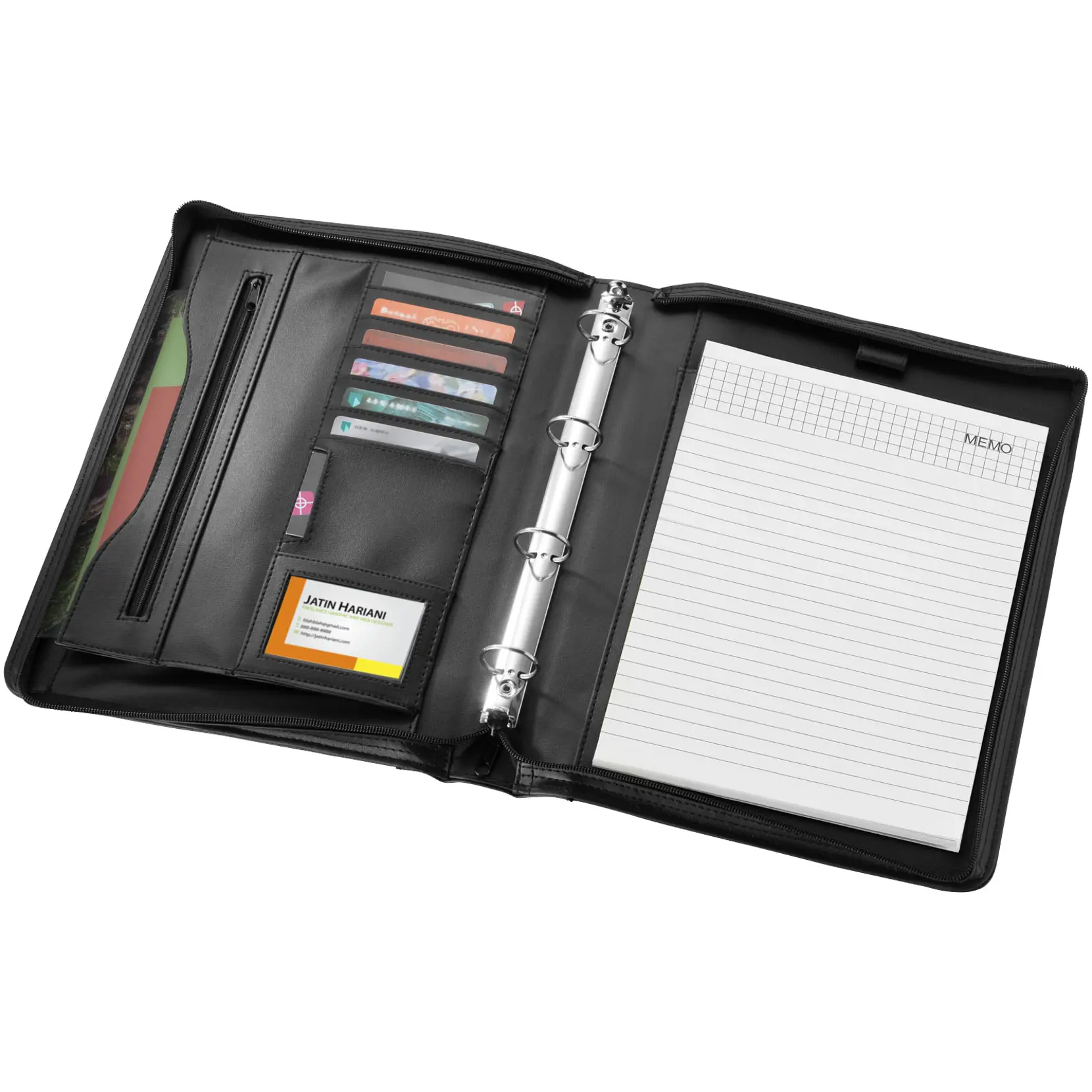 Bild på Ebony A4-mapp med handtag