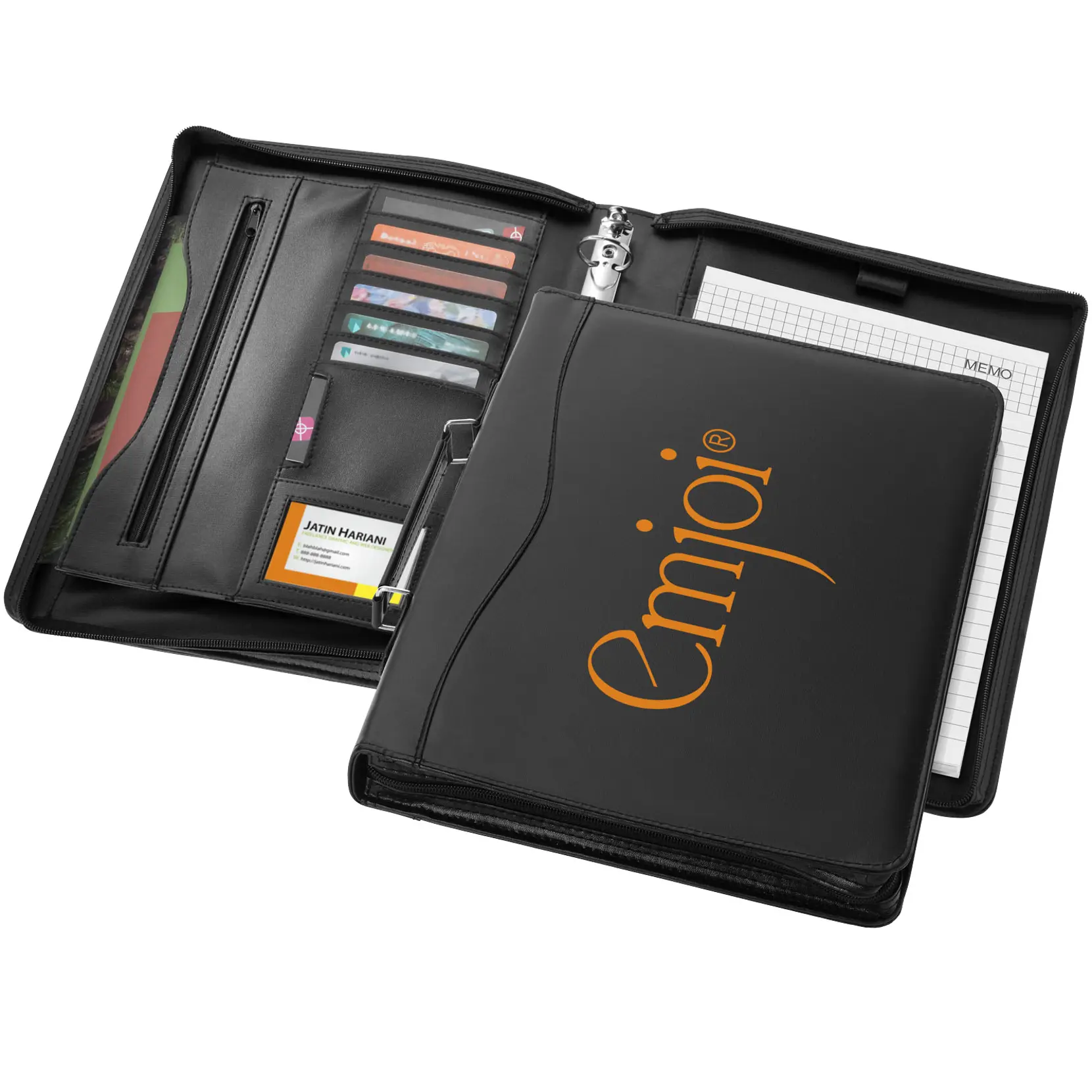 Bild på Ebony A4-mapp med handtag