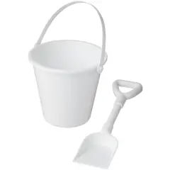 Bild på Tides strandhink och spade av återvunnen plast