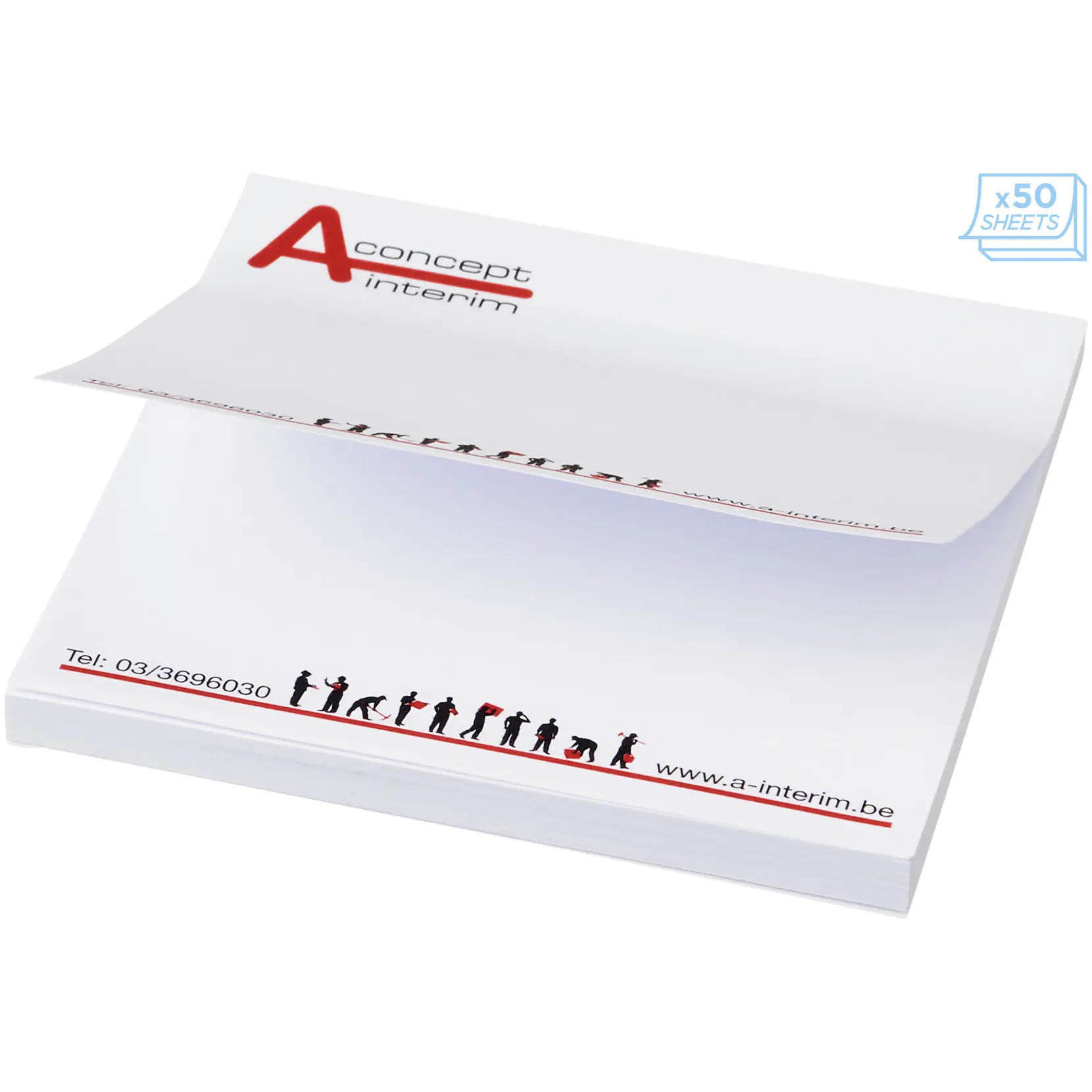Bild på Sticky-Mate® klisterlappar 75x75mm