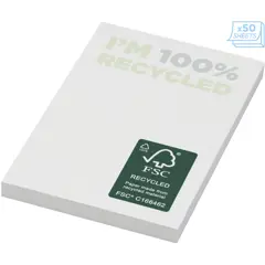 Bild på Sticky-Mate® klisterlappar av återvunnet papper 50 x 75 mm 
