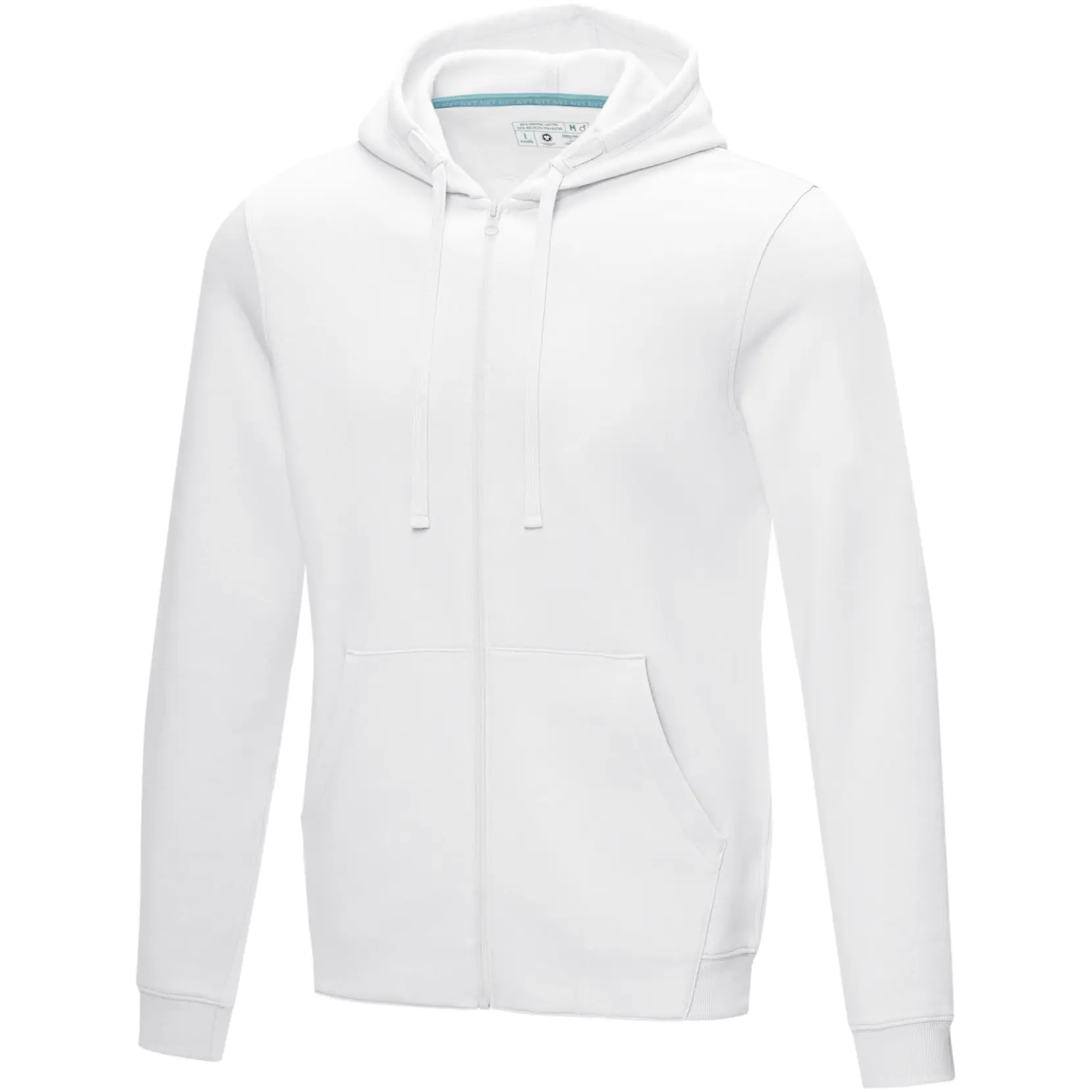Bild på Ruby herrhoodie med hel dragkedja GOTS ekologiska material
