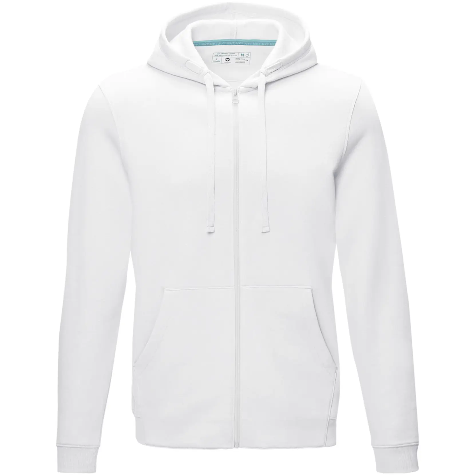 Bild på Ruby herrhoodie med hel dragkedja GOTS ekologiska material