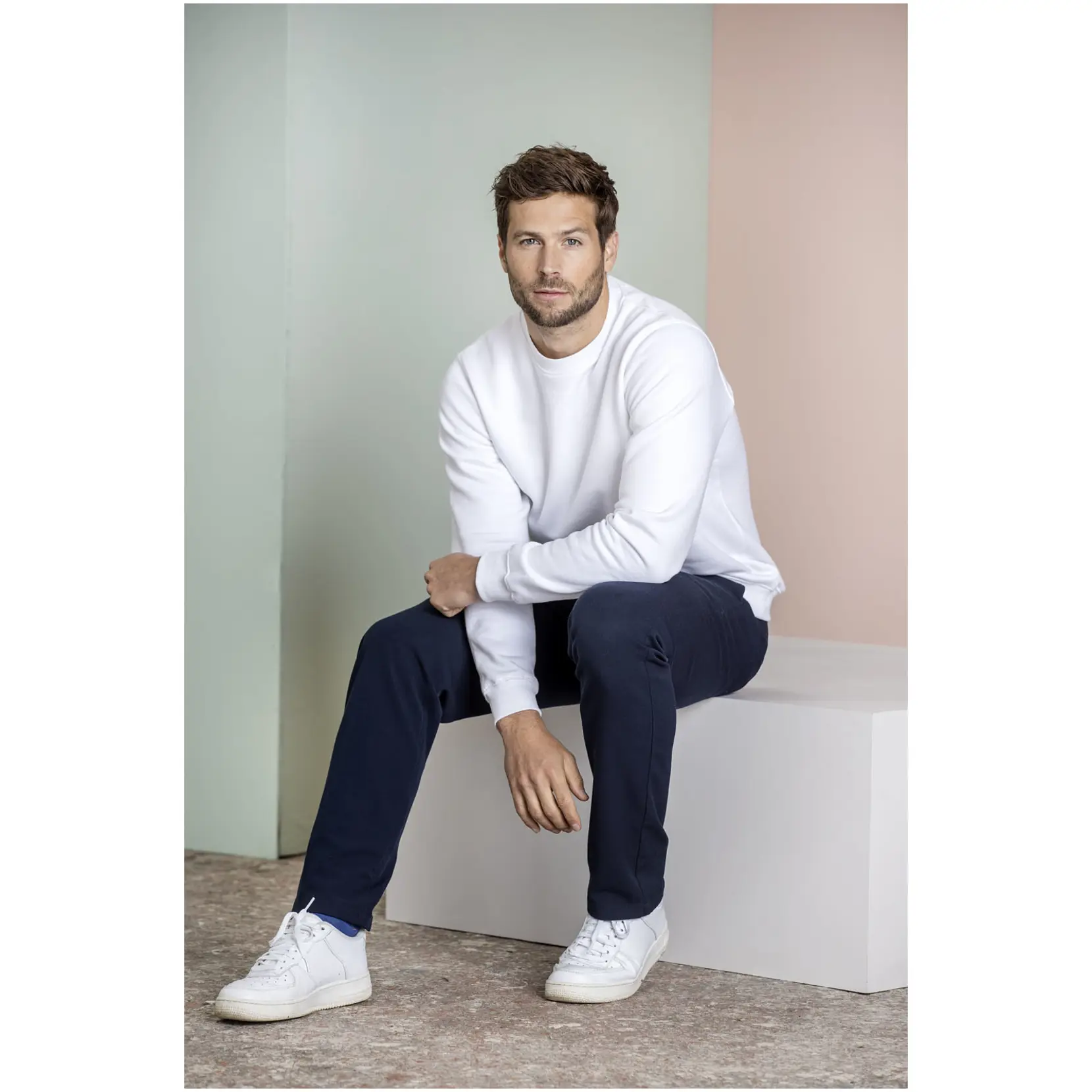 Bild på Jasper herr rundhalsad tröja GOTS ekologiska material