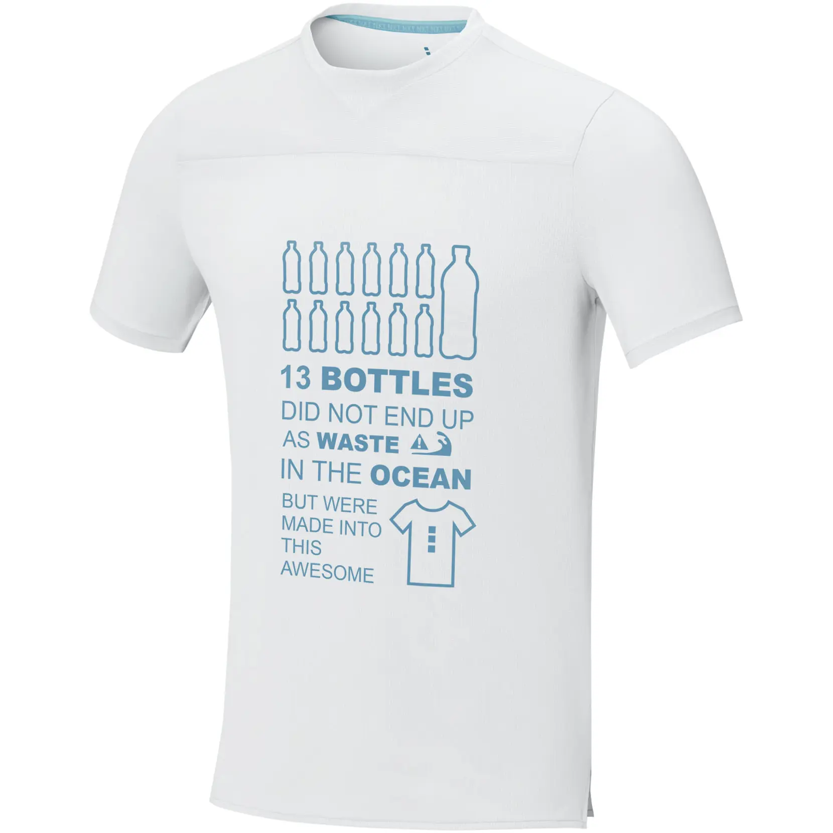 Bild på Borax GRS-återvunnen kortärmad funktions t-shirt för herr