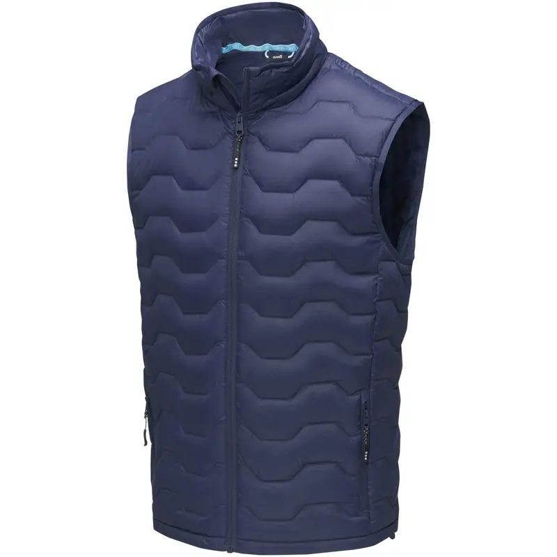 Epidote isolerad dunbodywarmer av återvunna GRS-material