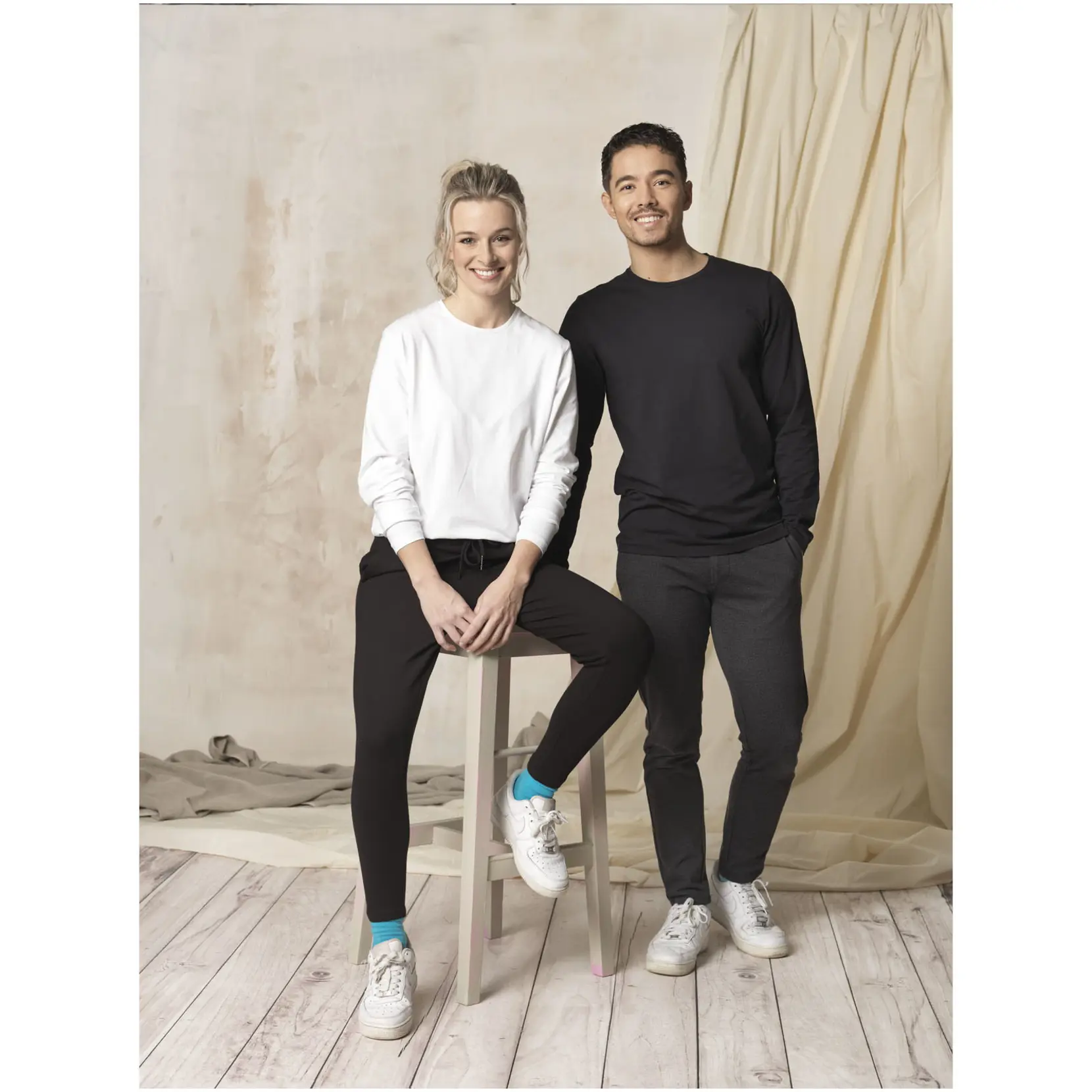 Bild på Ponoka långärmad ekologisk herrtröja