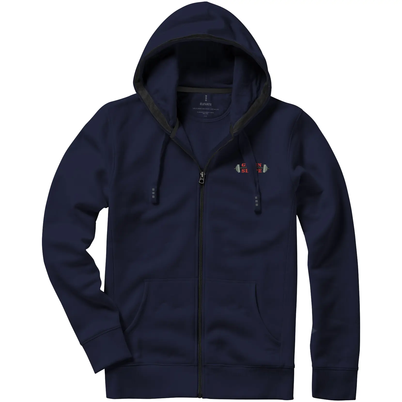 Bild på Arora hoodie med hel dragkedja män