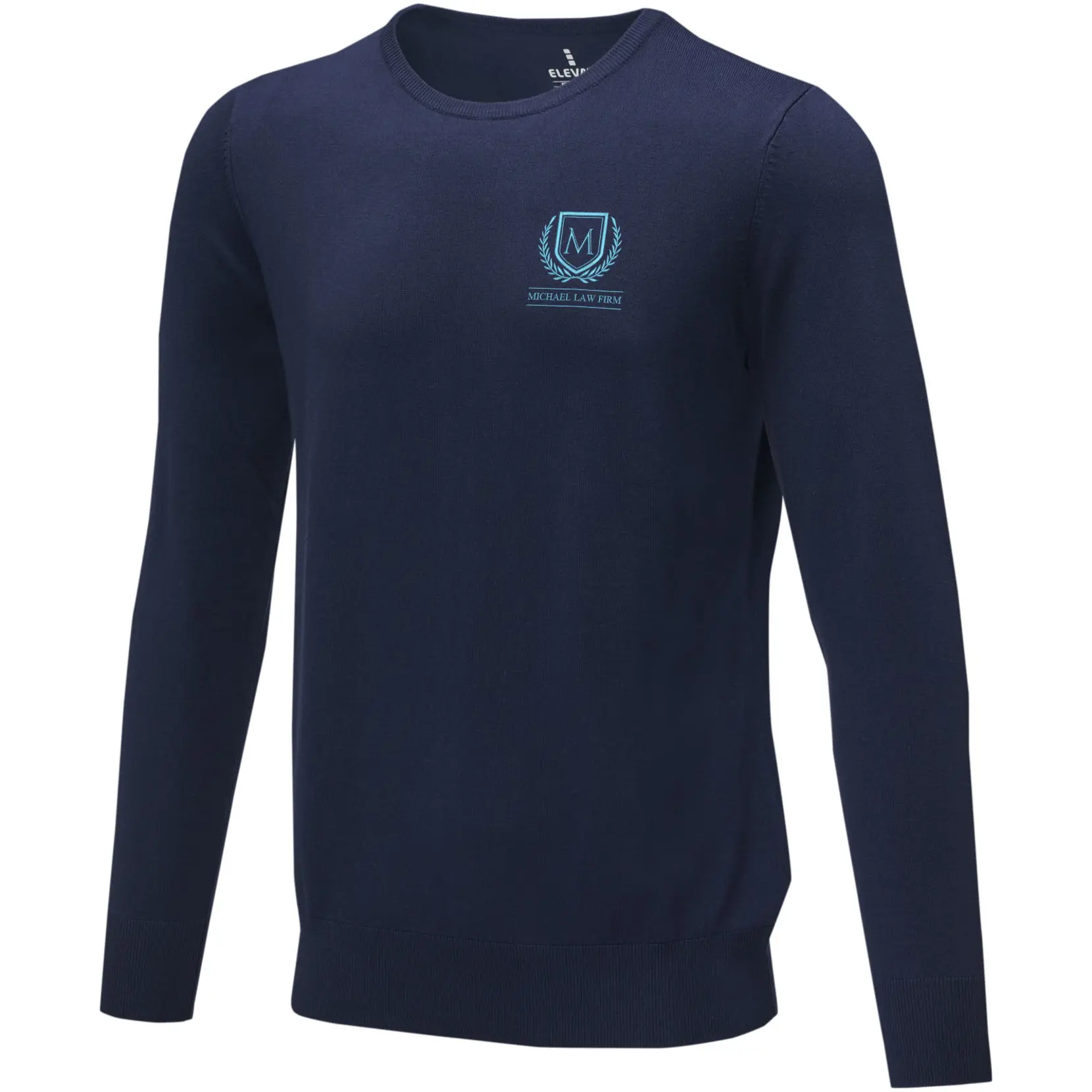 Bild på Merrit pullover med rund hals för män