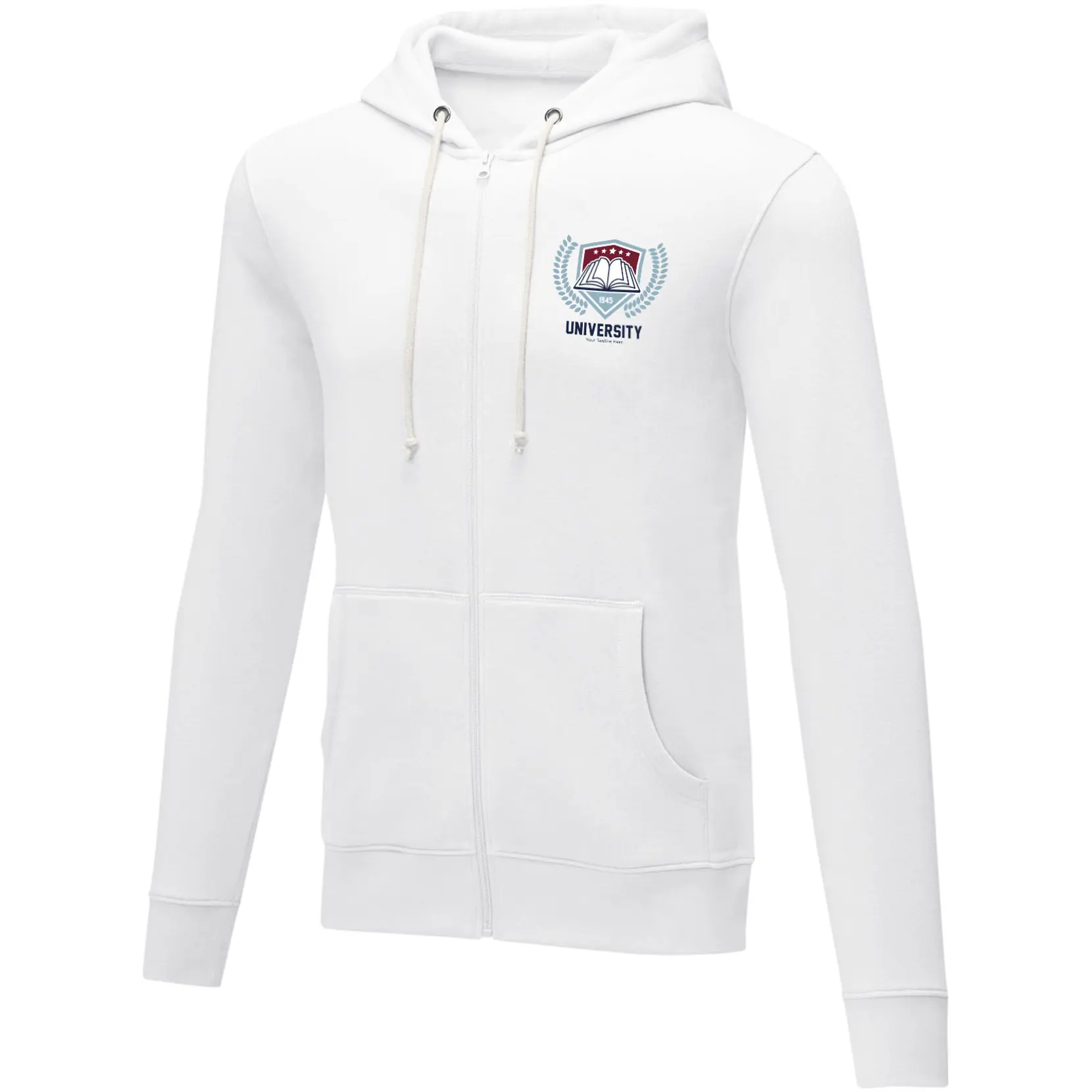 Bild på Theron hoodie med dragkedja herr