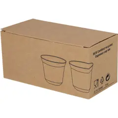 Bild på Duo uppsättning RCS-certifierade espressokoppar i rostfritt stål, 80 ml 