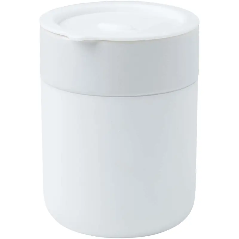 Java keramisk termos med silikonfolie och plastlock, 330 ml