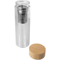 Bild på Bailey infusionsflaska i borsilikatglas med bambulock, 400 ml