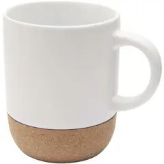 Bild på Billie 300 ml sublimeringsmugg av keramik med korkdetaljer