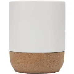 Bild på Billie 300 ml sublimeringsmugg av keramik med korkdetaljer