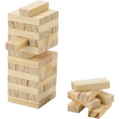 Bild på Jumble tornspel i trä som kan välta