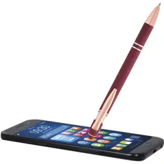 Bild på Nanna kulspetspenna med finish i roséguld (svart bläck)