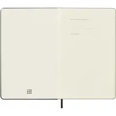 Bild på Moleskine inbunden 12-månaders L horisontell veckoplanerare