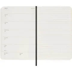 Bild på Moleskine 12-månaders veckoplanerare med mjukt omslag
