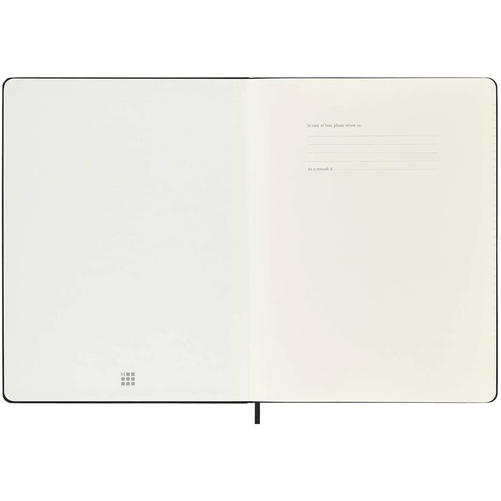 Bild på Moleskine inbunden 12-månaders veckoplanerare XL