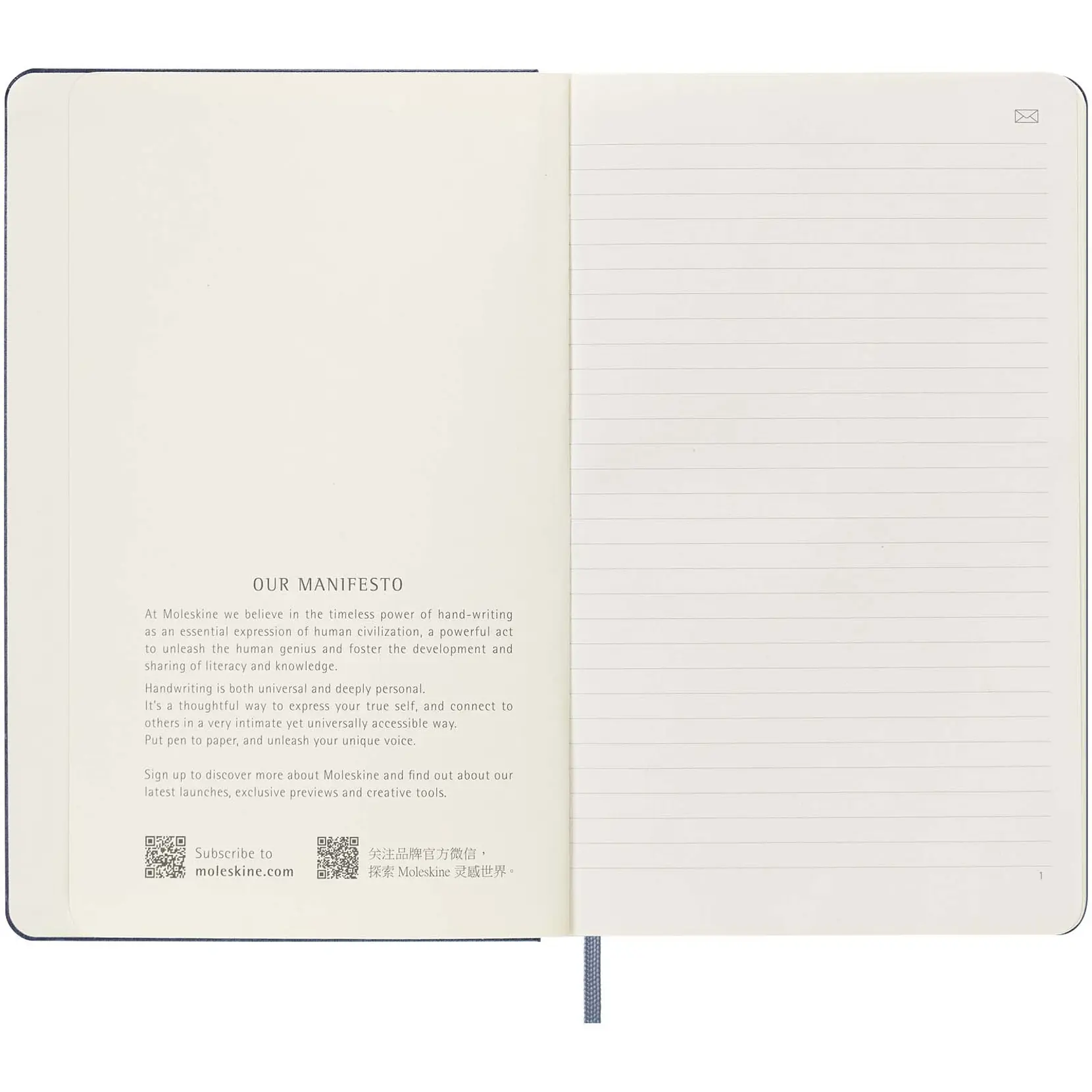 Bild på Moleskine Smart anteckningsbok L – linjerad