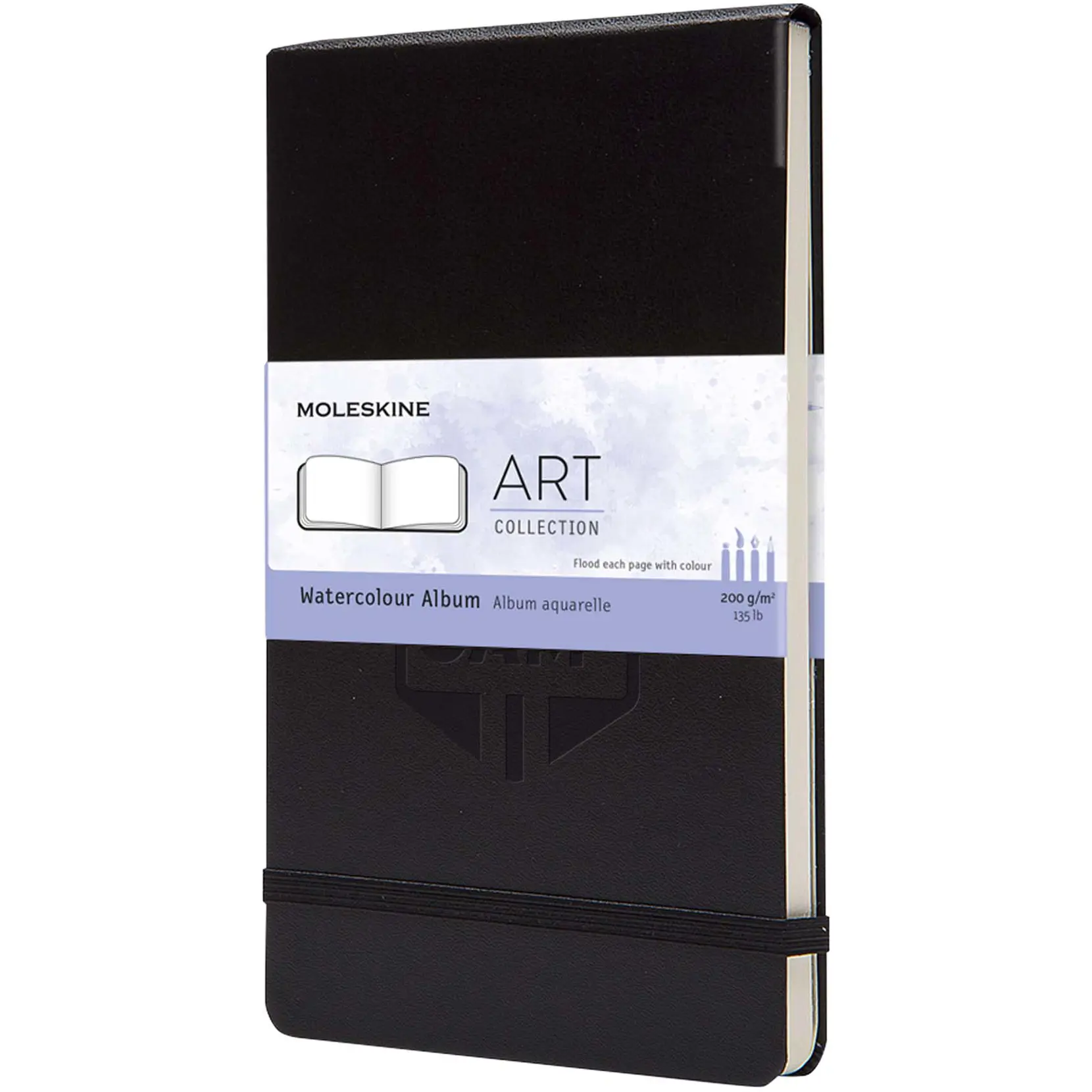 Bild på Moleskine stort akvarellalbum för konst