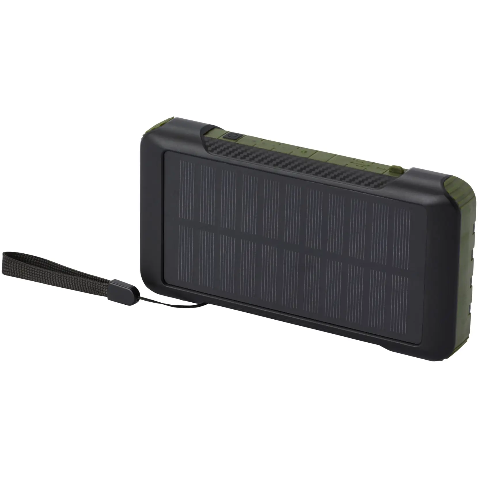 Bild på Soldy 10 000 mAh powerbank med soldynamo av RCS-återvunnen plast