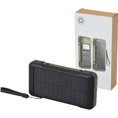 Bild på Soldy 10 000 mAh powerbank med soldynamo av RCS-återvunnen plast