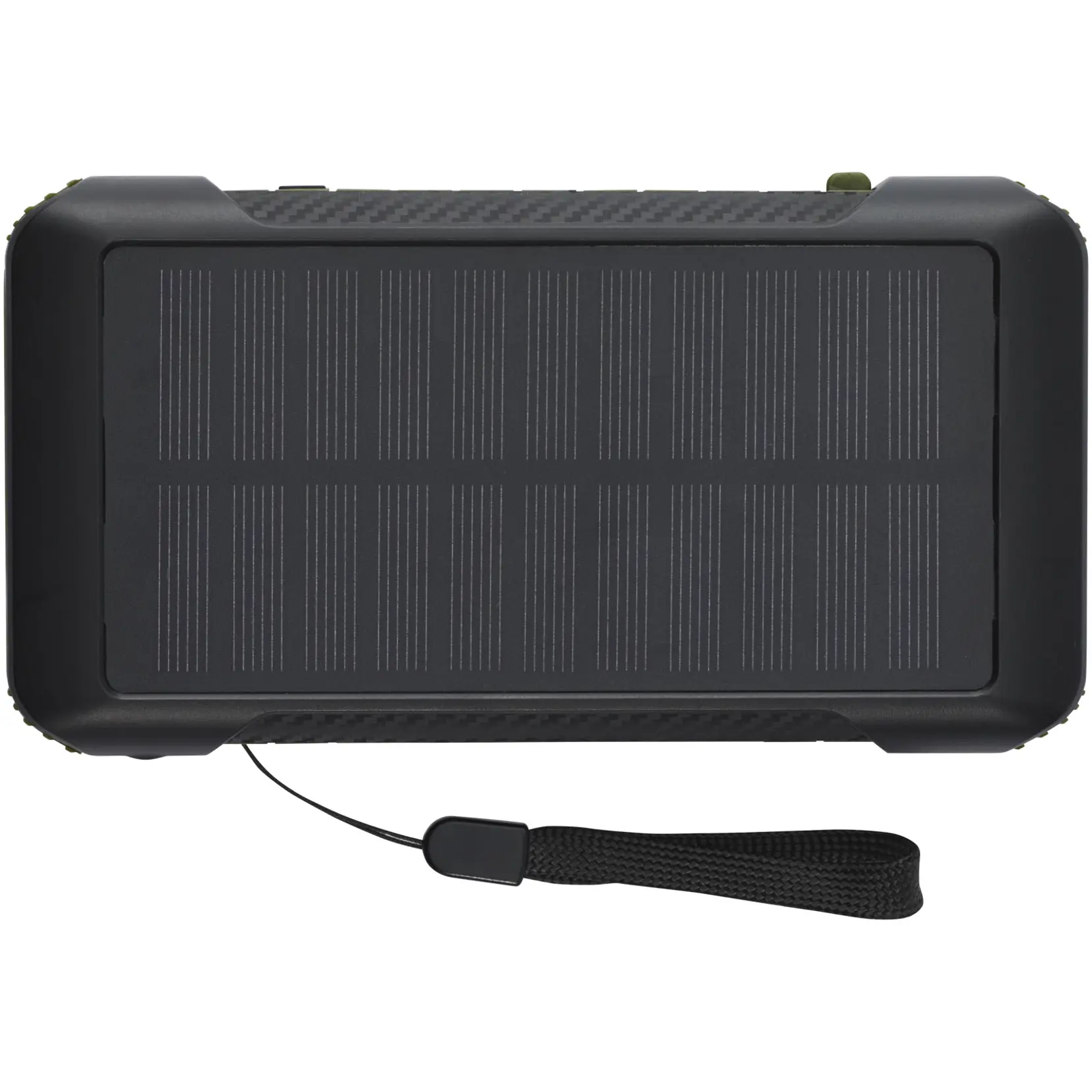 Bild på Soldy 10 000 mAh powerbank med soldynamo av RCS-återvunnen plast
