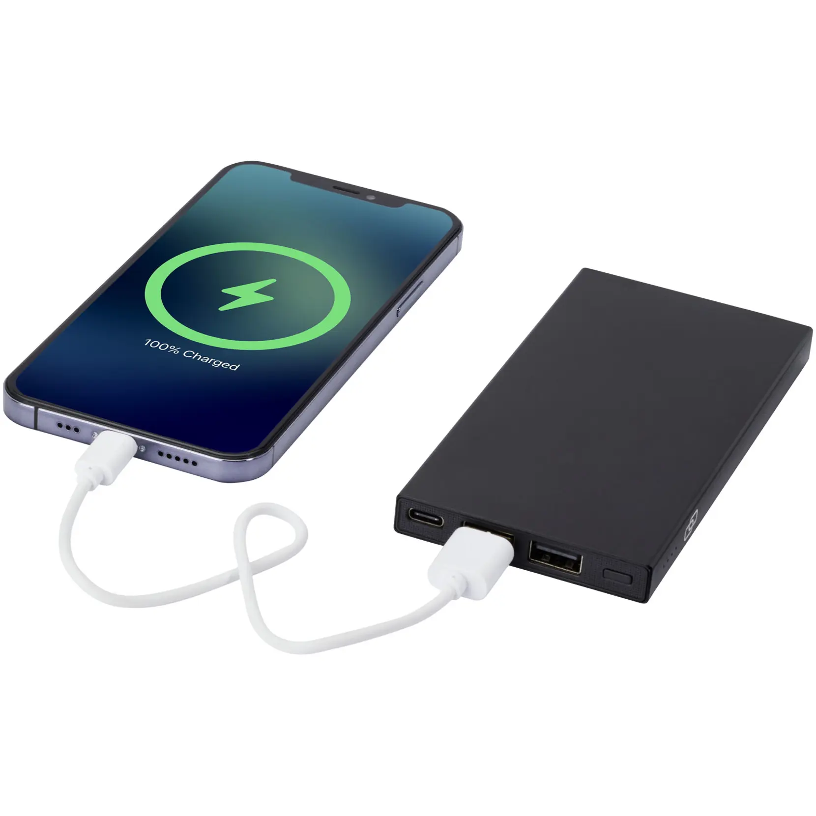 Bild på Connect 5 000 mAh powerbank av RCS-återvunnen aluminium 